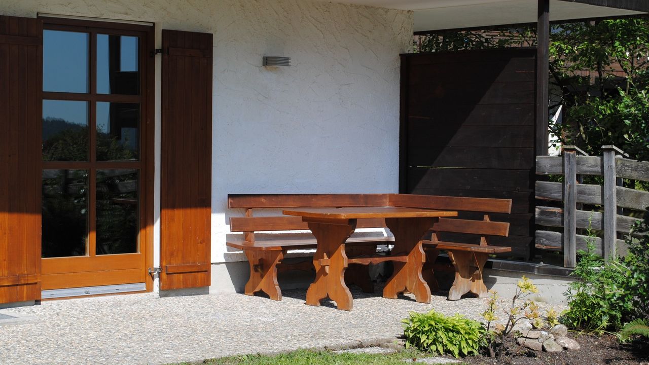 Terrasse mit Sitzecke Terrasse mit Sitzecke